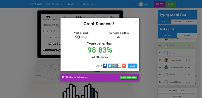 90WPM