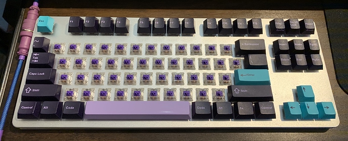 Keyboard with Zandas in it