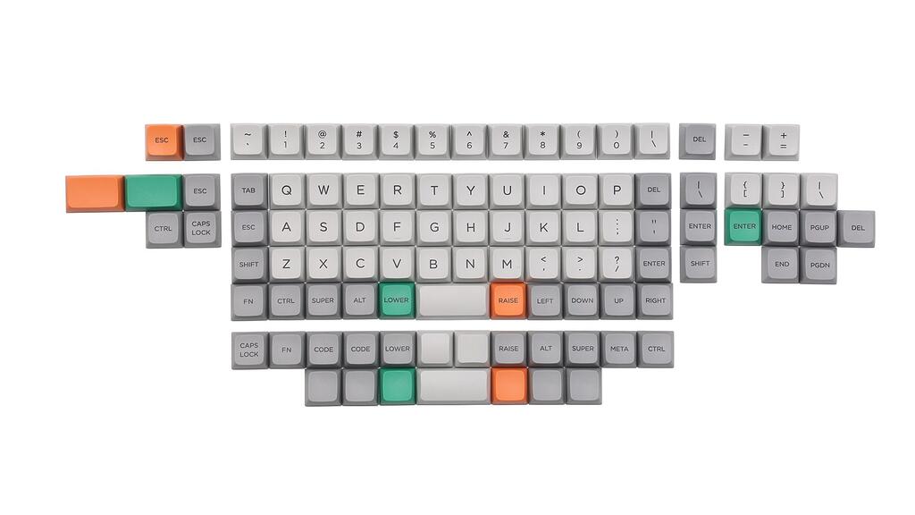 キーボード MDA Big Bang Ortholinear keycap set Big Bang MDA Ortholinear Keycap Set｜Yahoo!フリマ（旧PayPay