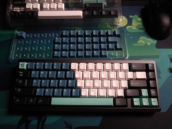 ePBT Sniper mods, accents, alphas right, plus PBTfans Kabuki-Cho alphas left