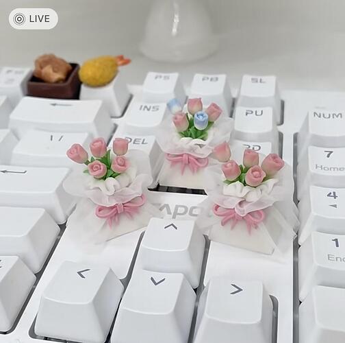 aihey flowers keycaps