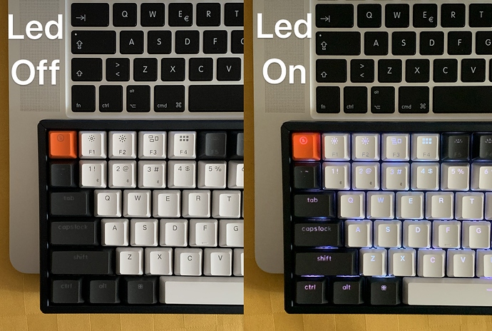 Apple vs Keycron K2 hotswappable