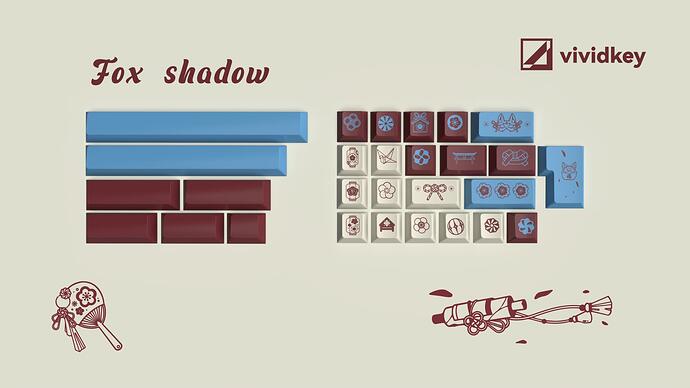 红蓝狐影.8121 logo