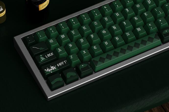 Harry Potter Slytherin Keycaps (3)