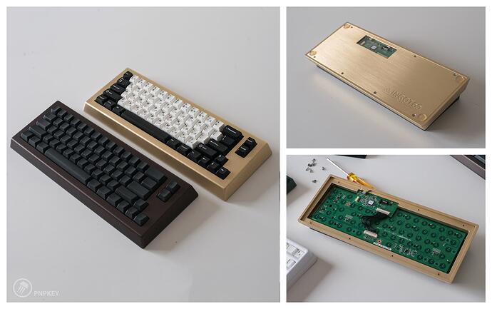 PNPKey Ingot66 FC660C ケース PNPKey Ingot66 - The solid brass case for FC660C now