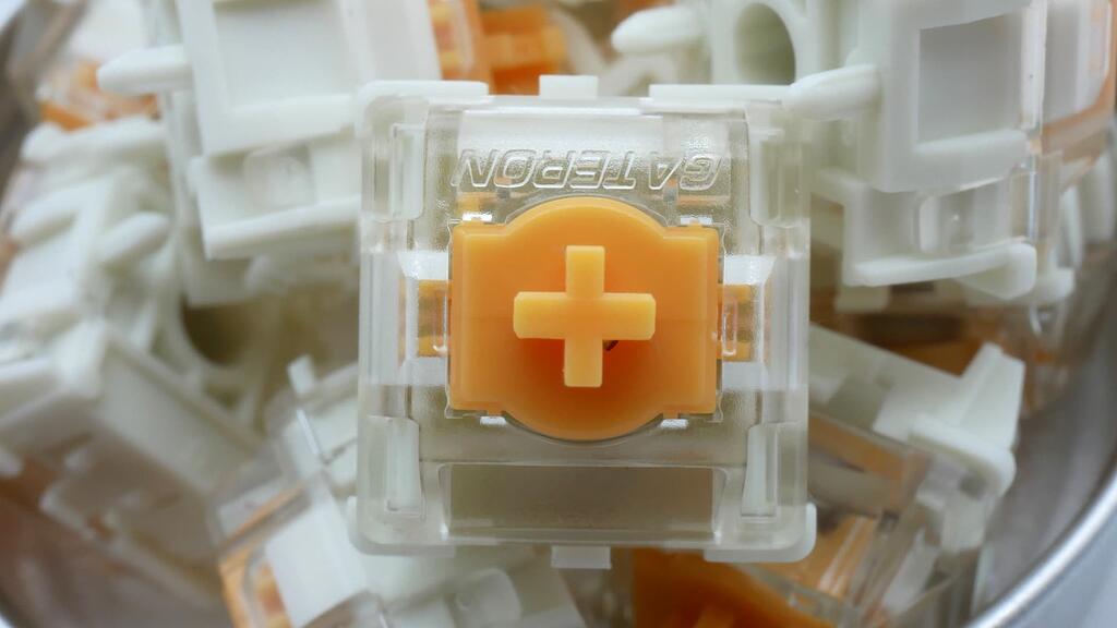 Gateron Dual-Rail Magnetic Orange Switch Review - Key switches - KeebTalk