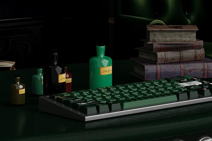 Harry Potter Slytherin Keycaps (5)