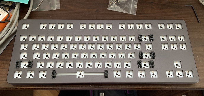 The rebuilt keyboard