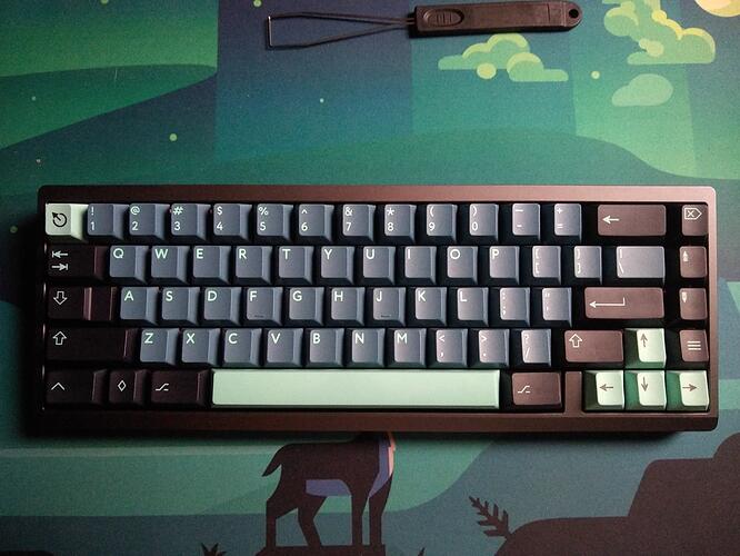 ePBT Sniper mods and accents with PBTfans Kabuki-Cho alphas