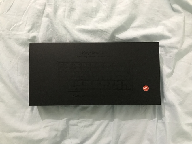 Keychron k2 Top Down