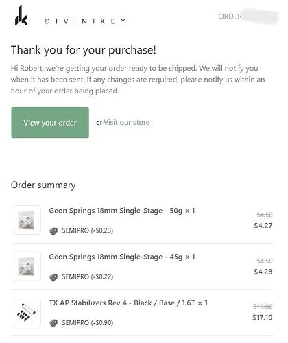 DK ORDER