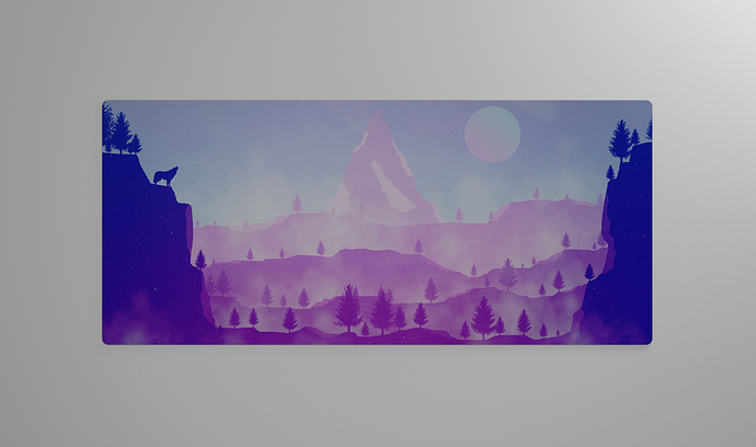 Purple-blue Render