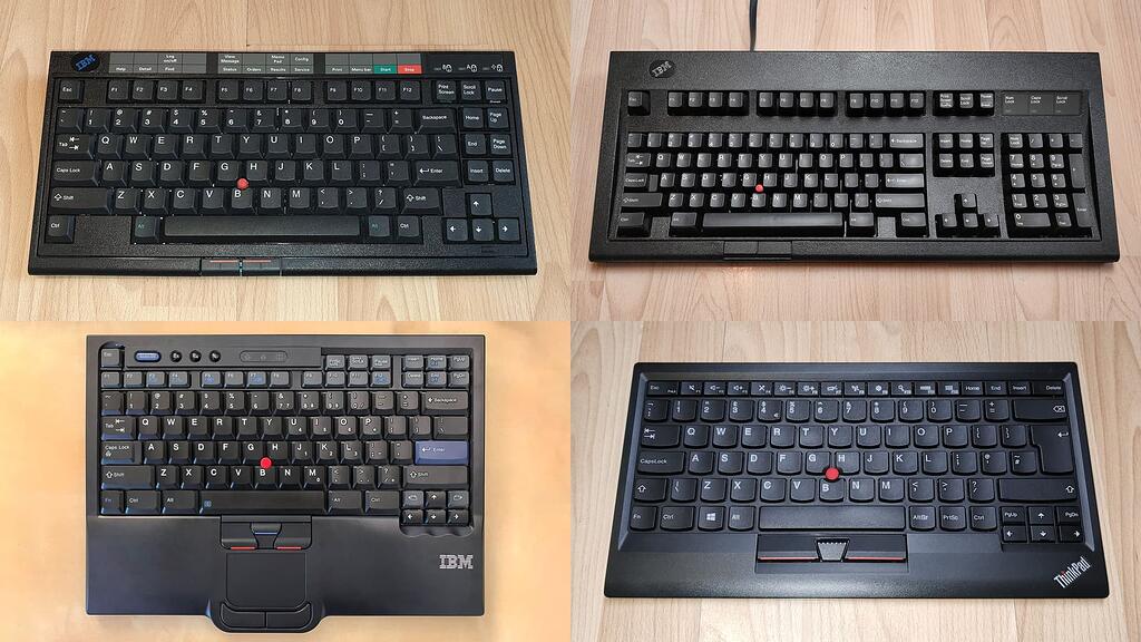 List of known IBM/Unicomp/Lenovo TrackPoint, trackpad