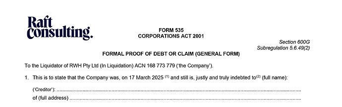 liquidation