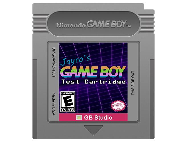 Gameboy Test Cartridge