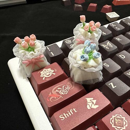 flowers keycaps_zfx