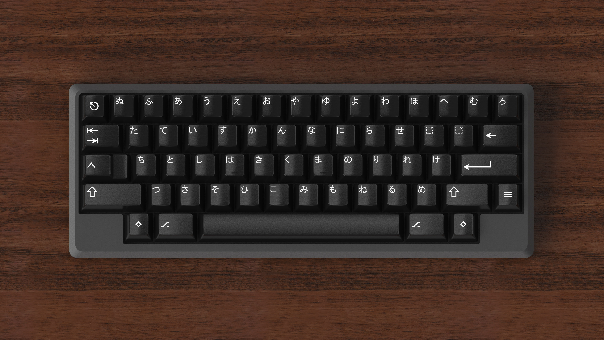 キーボード GMK WoB GMK CYL WoB | Classic White on Black Keycap Set