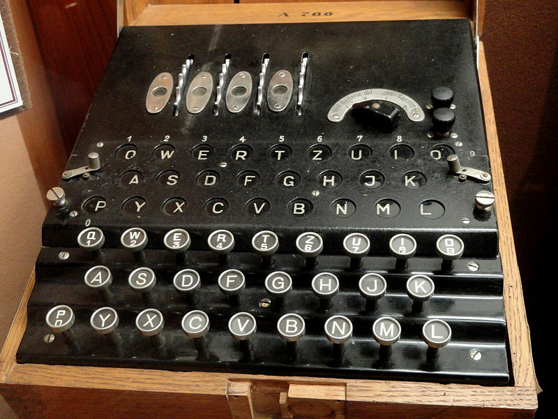Keyboard of the Enigma D