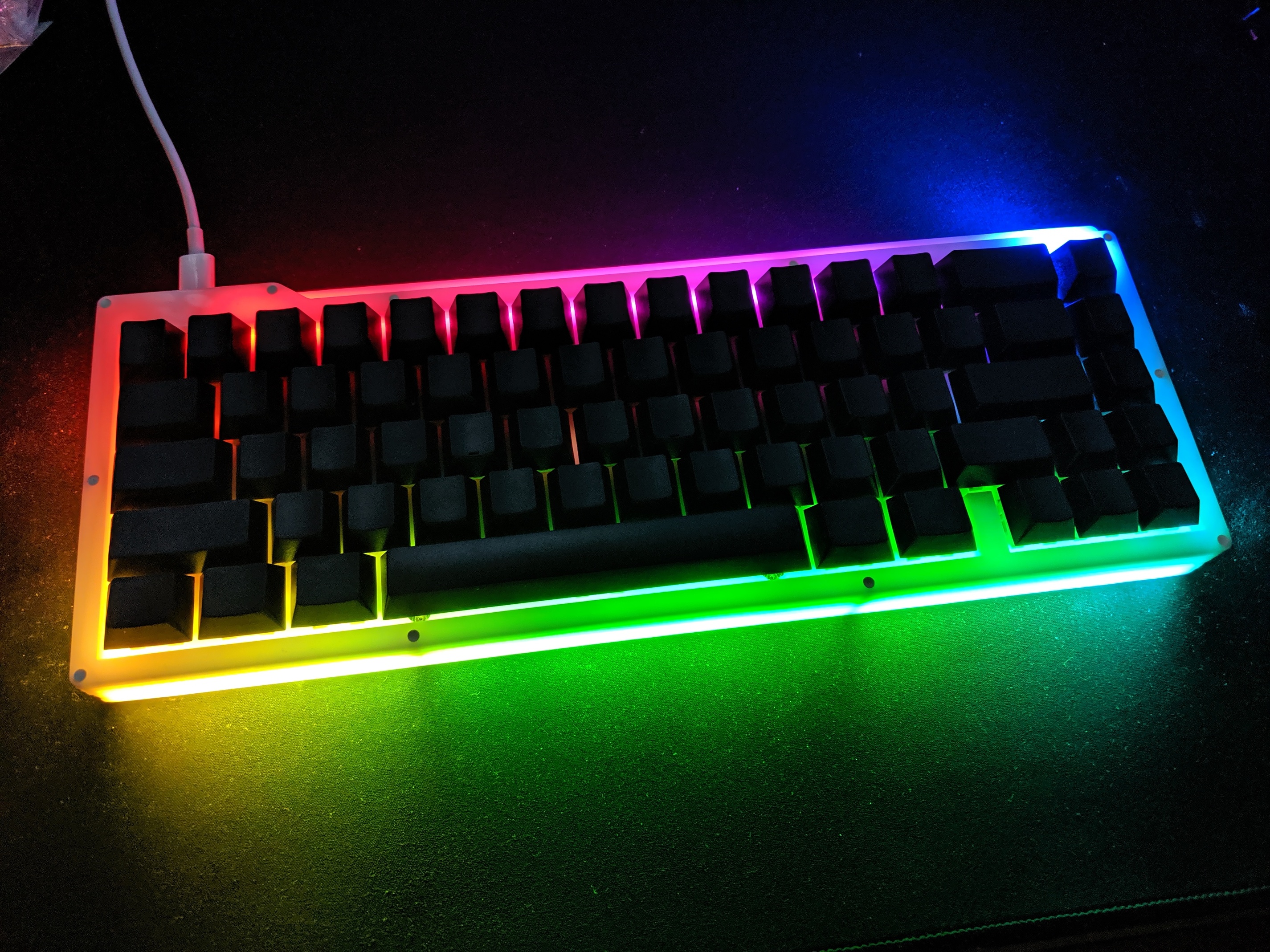 POM Kayak typing test and build info Custom keyboards KeebTalk