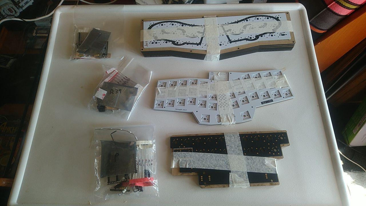 Three keyboard kits from WorldspawnsKeebs