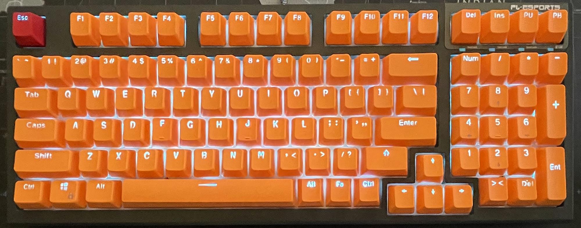 Orange keycaps Keycaps KeebTalk