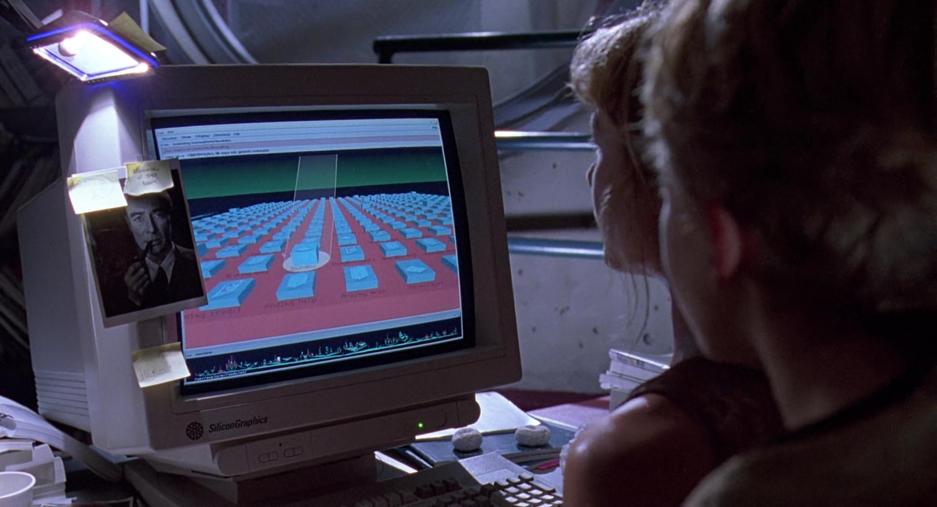 Квантовые сосиски доцента юрского. Unix System парк Юрского периода. Компьютер 1993. Компьютер в офисе картинка. Парк Юрского периода Опенгеймер.